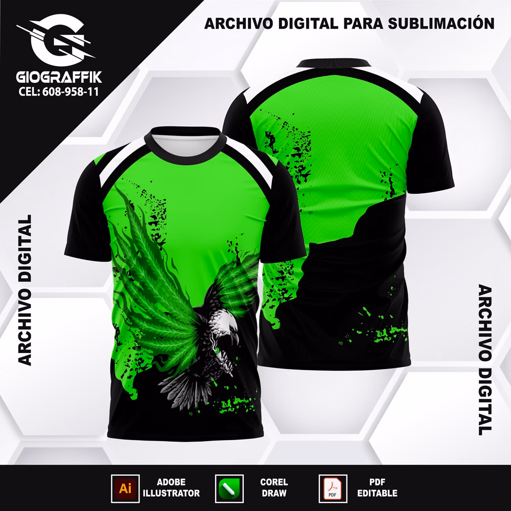AGUILA GREEN GRUNGE BLACK