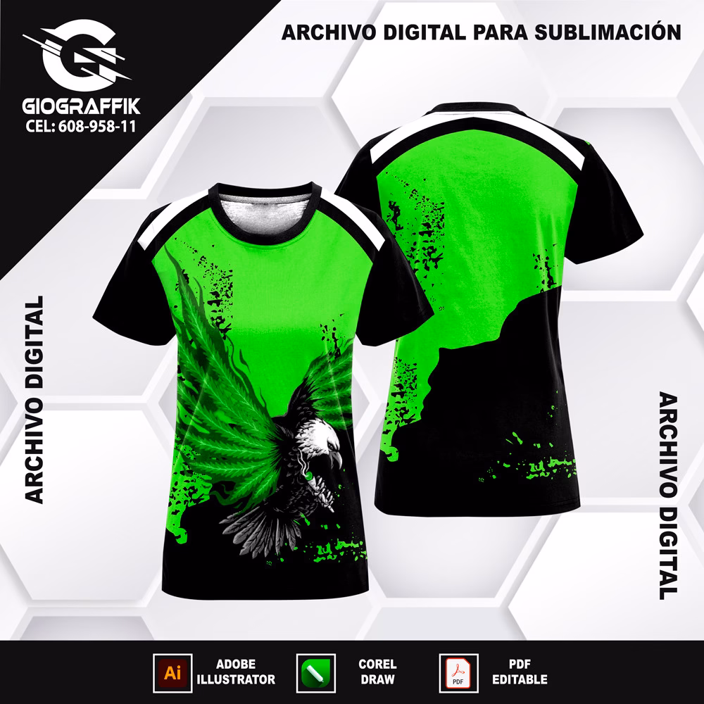 AGUILA GREEN GRUNGE BLACK - Imagen 2