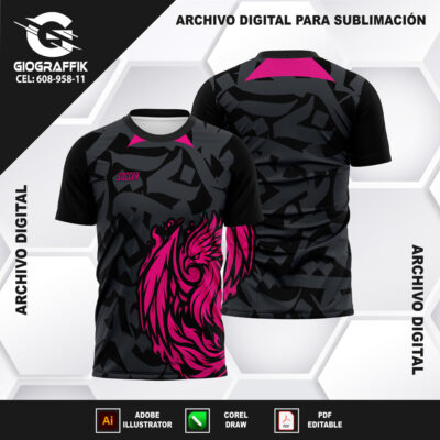 AGUILA MAGENTA PATTERNS PLOMO LINEAS CRUZADAS