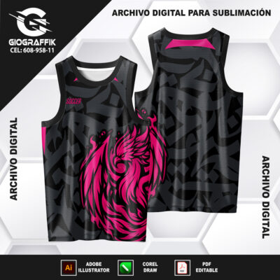 AGUILA MAGENTA PATTERNS PLOMO LINEAS CRUZADAS