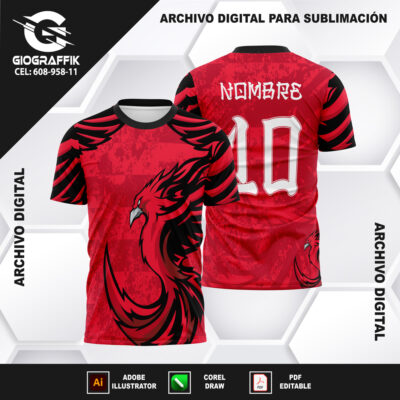AGUILA RED BLACK GRUNGE CONCEPT