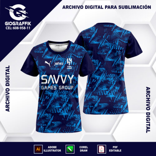 AL HILAL 2024 BLUE GRUNGE CONCEPT