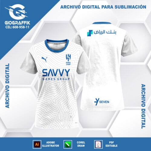 AL HILAL VISITA 2023-24 BLANCO