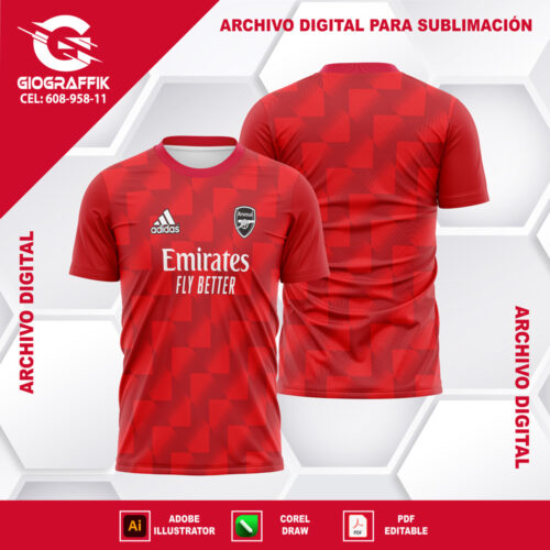 ARSENAL 2022-23 RED GREEN FILTRADO