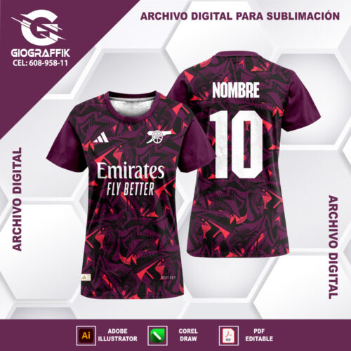 ARSENAL FANTASY MORADO GEOMETRIC