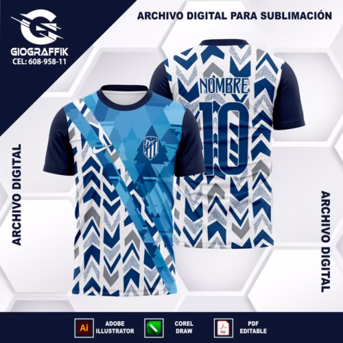 ATLETICO DE MADRID DESIGN PERSONALIZADO