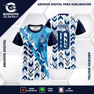 ATLETICO DE MADRID DESIGN PERSONALIZADO