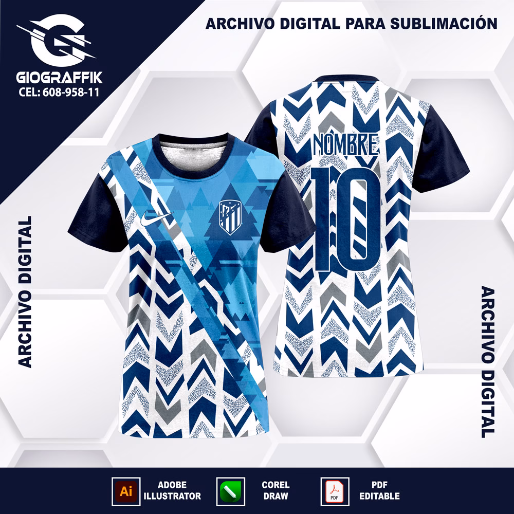 ATLETICO DE MADRID DESIGN PERSONALIZADO - Imagen 2