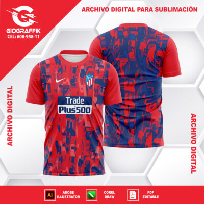 ATLETICO MADRID GRUNGE 2024 ENTRENAMIENTO