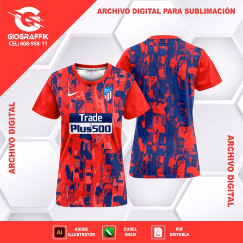 ATLETICO MADRID GRUNGE 2024 ENTRENAMIENTO