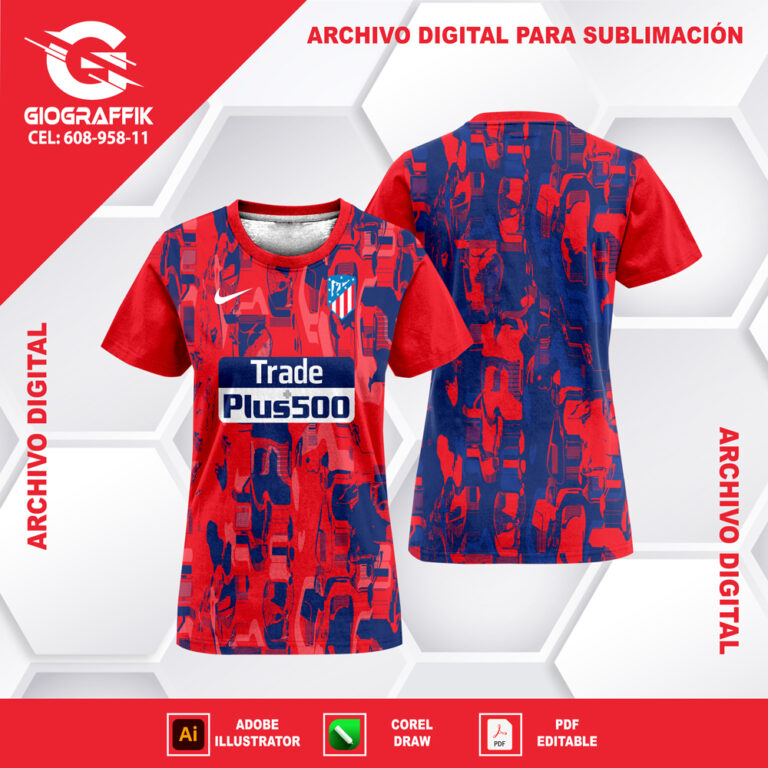 ATLETICO MADRID GRUNGE 2024 ENTRENAMIENTO