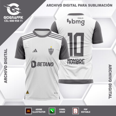 ATLETICO MINEIRO VISITA 2024-25 GEOMETRIC