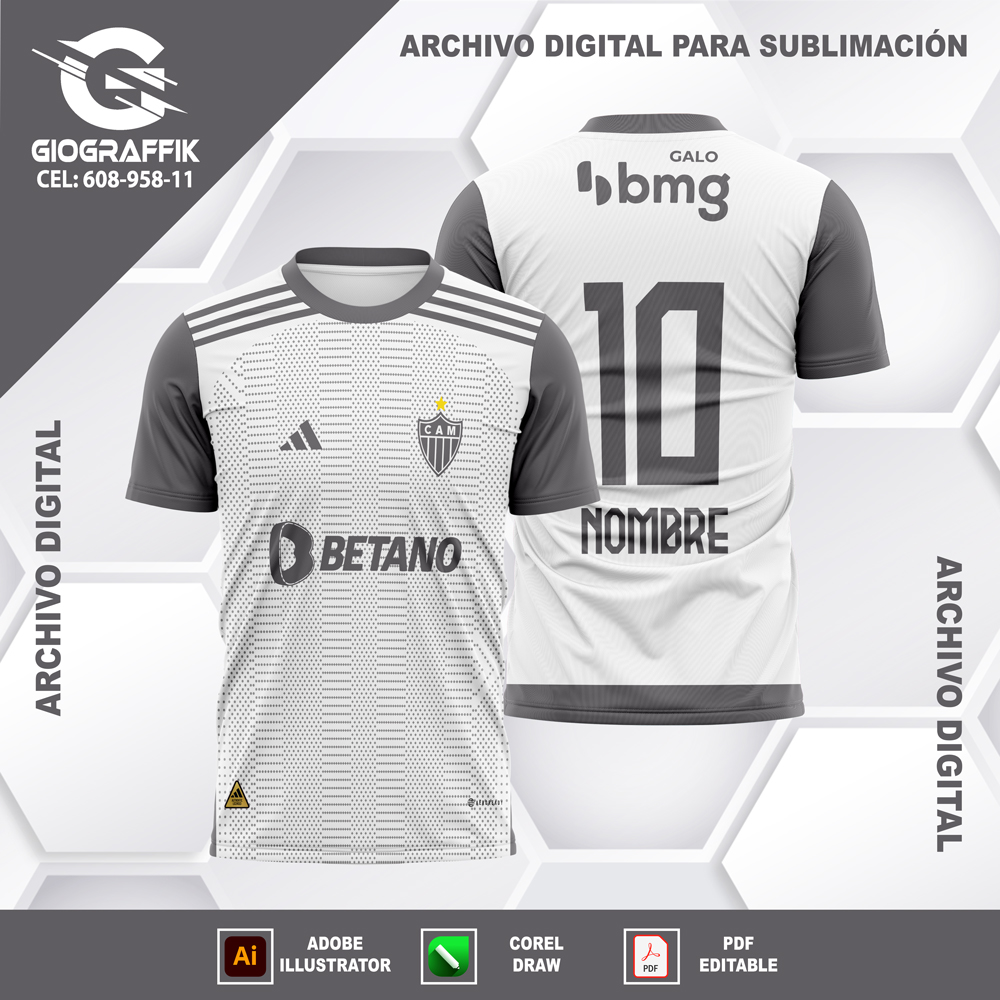 ATLETICO MINEIRO VISITA 2024-25 GEOMETRIC C ATLETICO MINEIRO VISITA 2024-25 GEOMETRIC C