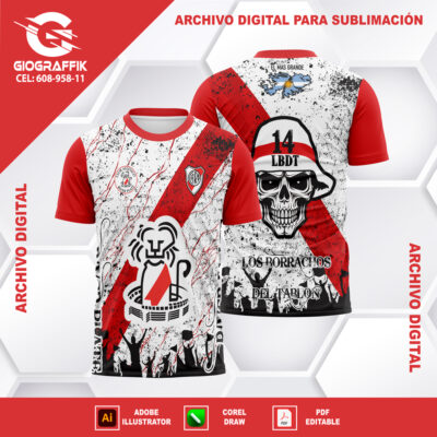 ATLETICO RIVER HINCHADA GRUNGE