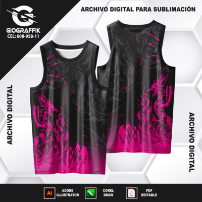 AVE FENIX MAGENTA GRUNGE PATTERNS