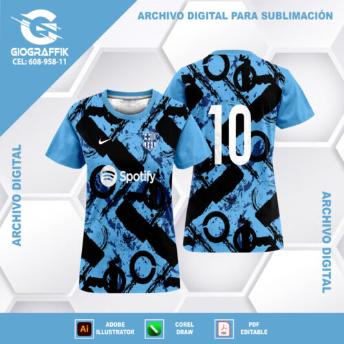 BARCCELONA CIAN BLACK GRUNGE 2024