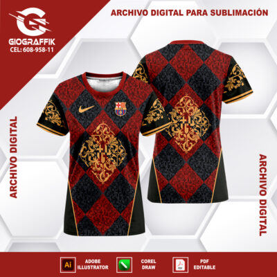 BARCELONA BLACK GEOMETRIC GRUNGE