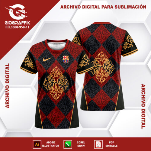 BARCELONA BLACK GEOMETRIC GRUNGE