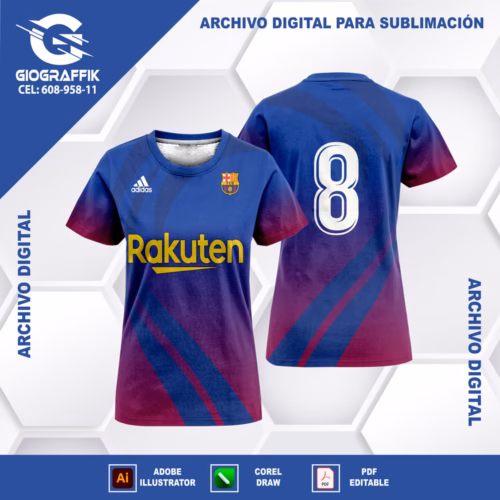 BARCELONA BLUE DEGRADE MAGENTA