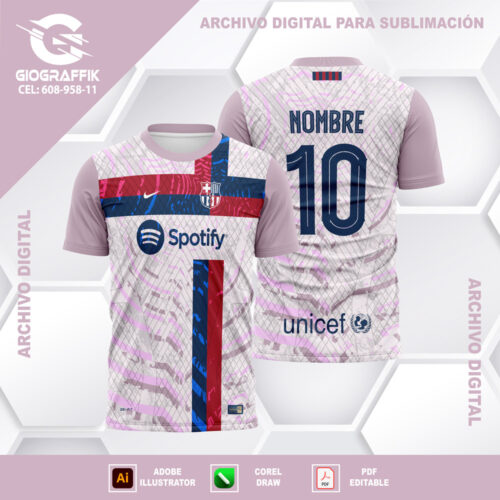 BARCELONA BRILLO ROSADO TRAMA BLUE