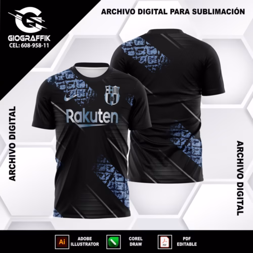 BARCELONA DEGRADE PLATEADO BLACK