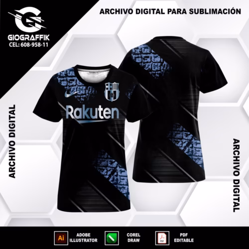 BARCELONA DEGRADE PLATEADO BLACK
