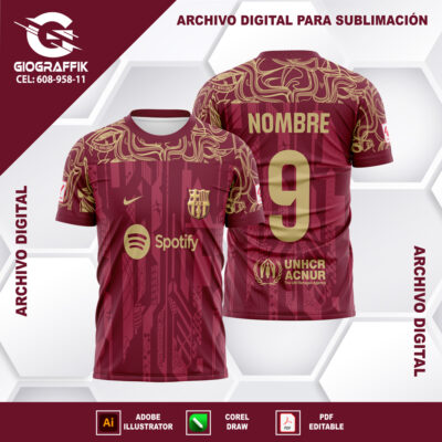 BARCELONA DORADO TELA GUINDO CREMA