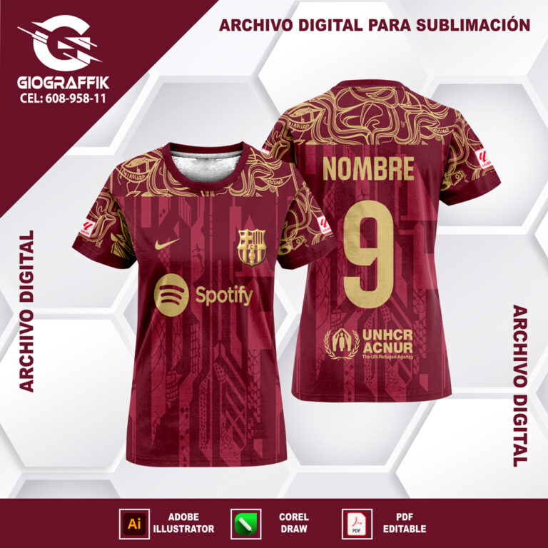 BARCELONA DORADO TELA GUINDO CREMA