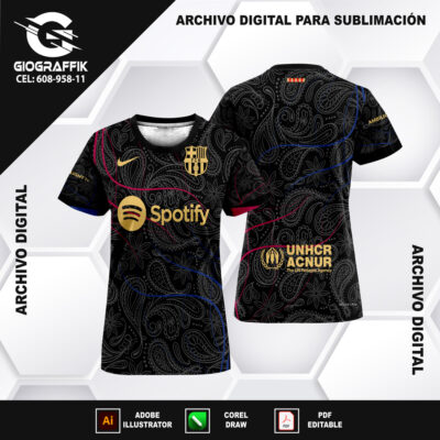 BARCELONA DORADO TRAMA BLACK 2024