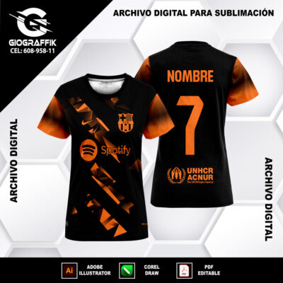 BARCELONA GEOMETRIC ORANGE GRUNGE