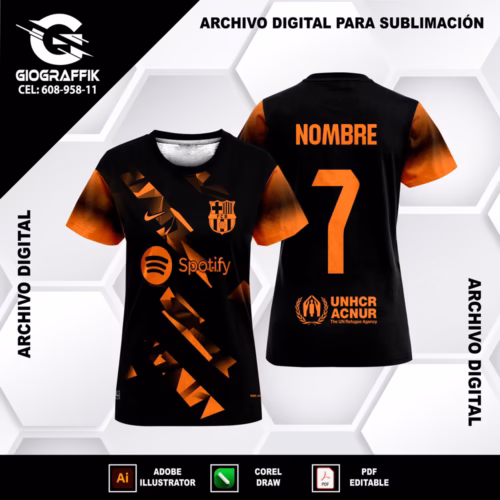 BARCELONA GEOMETRIC ORANGE GRUNGE