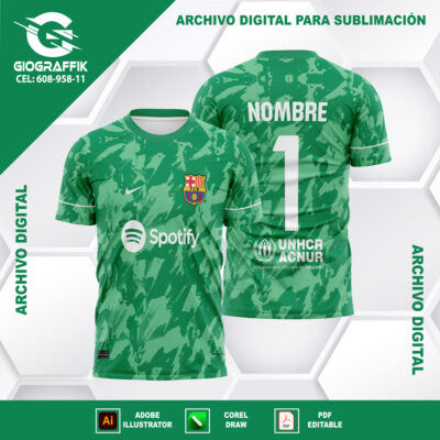 BARCELONA GRUNGE PORTERO GREEN