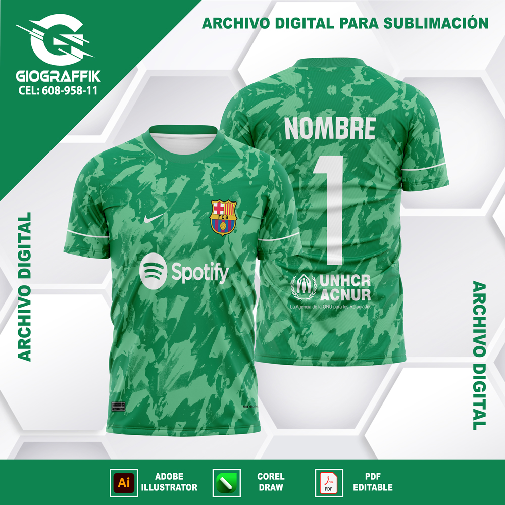 BARCELONA GRUNGE PORTERO GREEN C BARCELONA GRUNGE PORTERO GREEN C