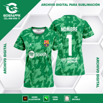 BARCELONA GRUNGE PORTERO GREEN