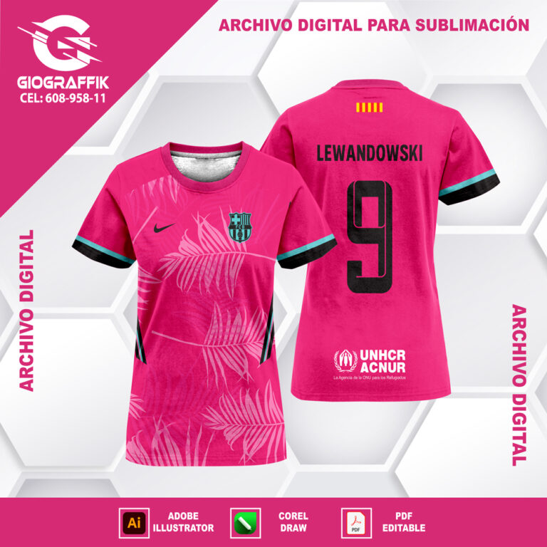 BARCELONA MAGENTA FLORAL HOJAS BLACK