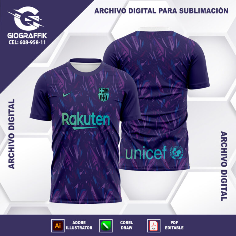 BARCELONA PATTERN MORADO 2021-22