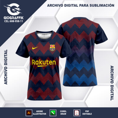 BARCELONA PATTERNS LINEAS DEGRADE RED BLUE