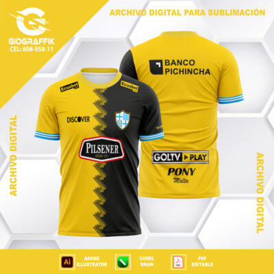 BARCELONA SC YELLOW BLACK 2024