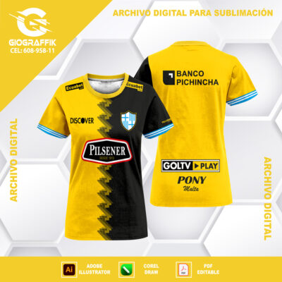 BARCELONA SC YELLOW BLACK 2024