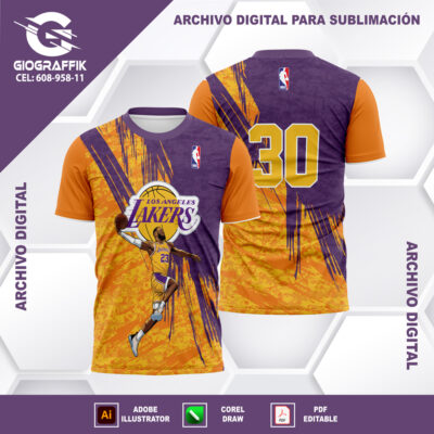 BASKETBALL GRUNGE LAKERS