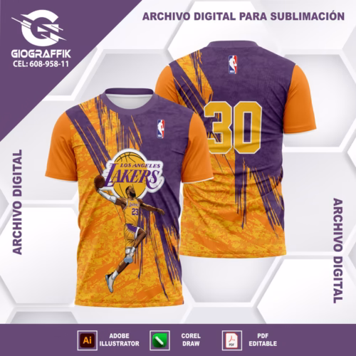 BASKETBALL GRUNGE LAKERS