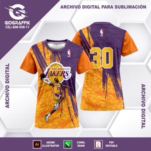 BASKETBALL GRUNGE LAKERS
