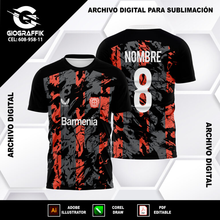 BAYER LEVERKUSEN BLACK GRUNGE