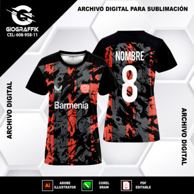 BAYER LEVERKUSEN BLACK GRUNGE