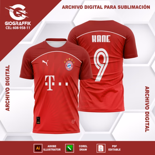 BAYER MUNICH 2024 FANTASY RED