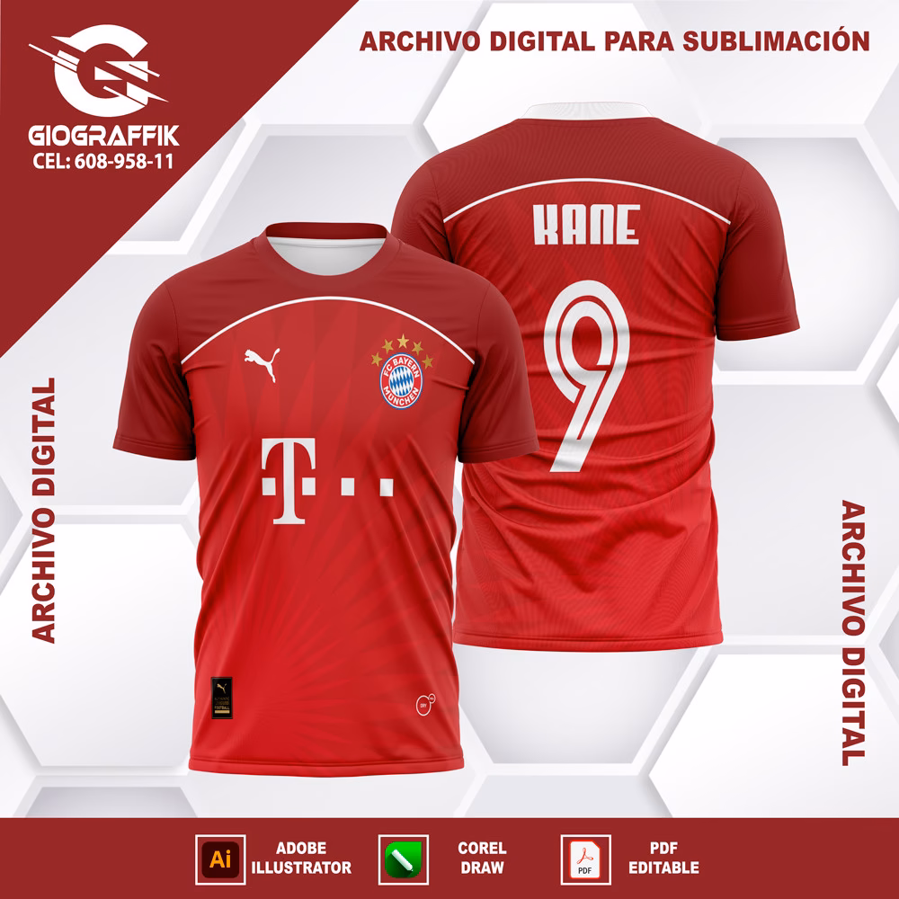 BAYER MUNICH 2024 FANTASY RED