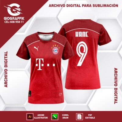 BAYER MUNICH 2024 FANTASY RED