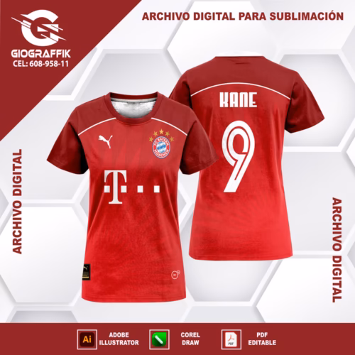 BAYER MUNICH 2024 FANTASY RED