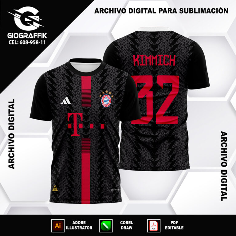 BAYER MUNICH BLACK GEOMETRIC CONCEPT