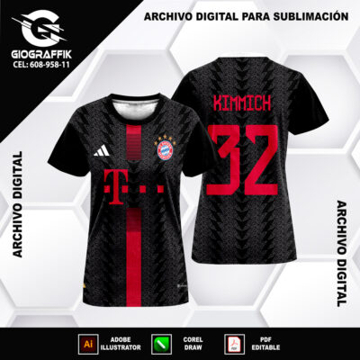 BAYER MUNICH BLACK GEOMETRIC CONCEPT
